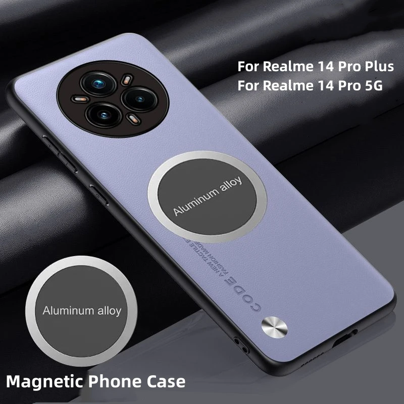 Luxury Business Style Leather Magnetic Anti-Fall Phone Case