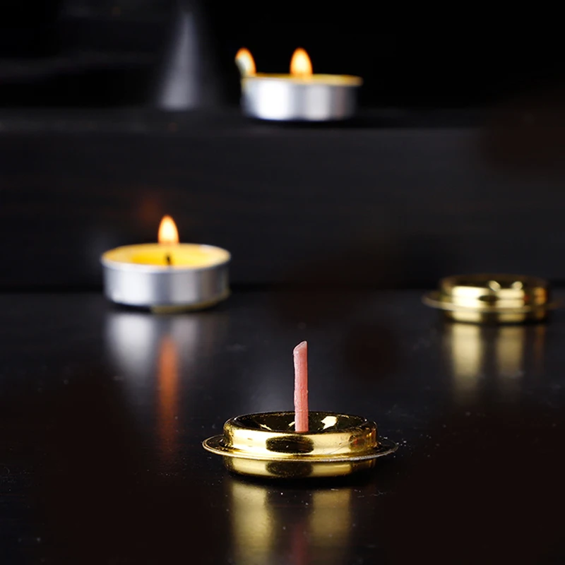Description Picture 6 of item200Pcs/Box Oil Lamp Wick Making Supplies Floating Candle Handmade Holder Kerosene Lamp Diy Kit