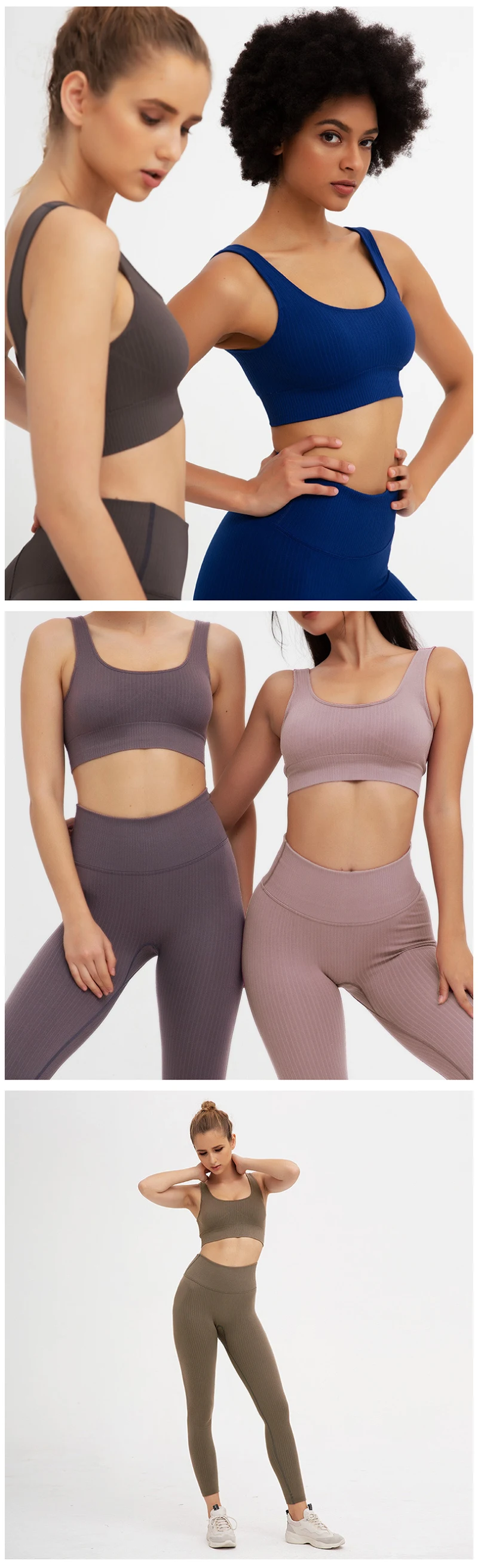 2 Piece Set Workout Clothes for Women Sports Bra and Leggings Set Spor –  FITnatic