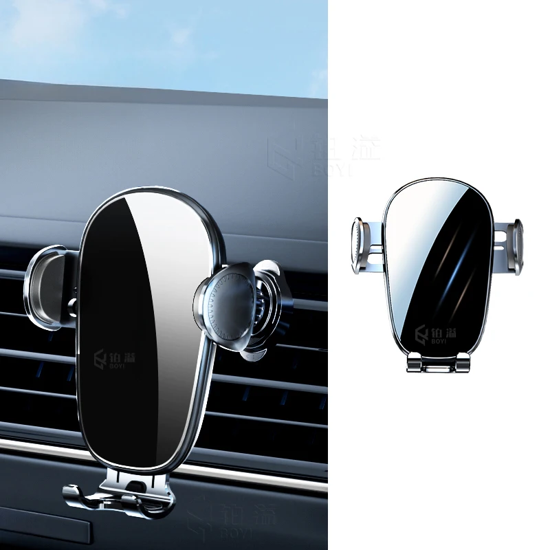 Supporto per telefono per auto per Porsche Cayenne 2010-2015 Supporto mobile Speciale staffa fissa Base Supporto di ricarica wireless Interno - Image 4