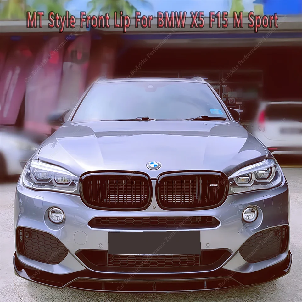 Garnitures Chromées Pour Pare-chocs Avant BMW X5 F15 Standard 2014-2018 - ABS, Compatible OEM 51117325395/6