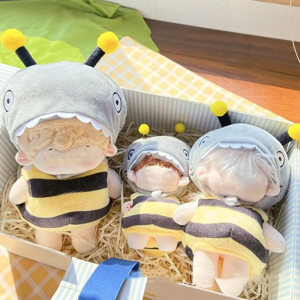 10cm/15cm/20cm/40cm Doll Clothes Multicolor Replacement Outfit Cartoon Bee Jumpsuit Playing House Photo Props Miniature Overall