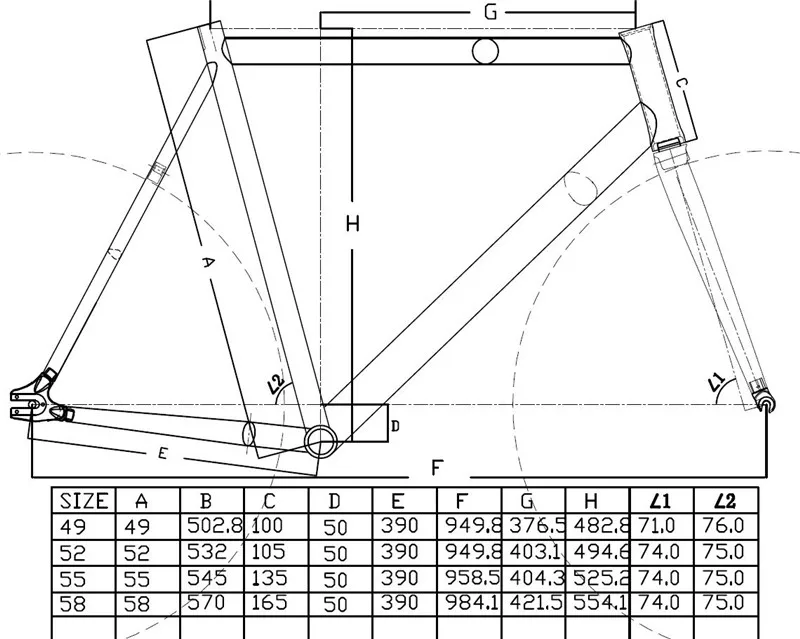 Chameleon Frame TSUNAMI SNM100 Fixie Frame Single Speed