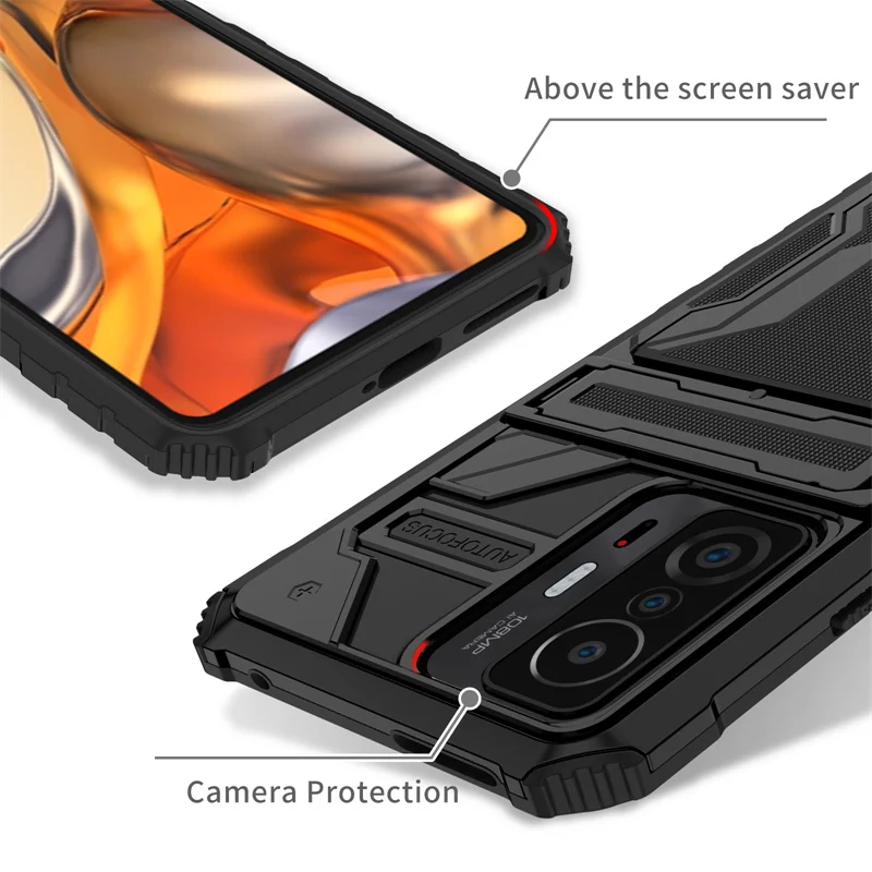   11 T  ̽ ̺긮  ī  Shockproof ȭ ̽ Xiomi  11 T T11 Mi11T 11TPro ĵ Ȧ ޸ Ŀ