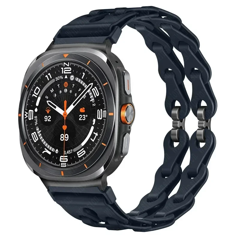 Silicone Chain Strap Replacement Wristband Bracelet