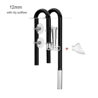 AQUAPRO พลาสติก Inflow Outflow Inlet Outlet Skimmer Aquarium อุปกรณ์เสริมถังท่อกรองน้ําปลา Fishbowl Terrarium 3