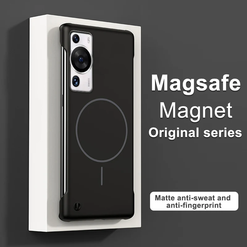 Frameless Magnetic Wireless Charging Slim Phone Case - Elegant Back Cover
