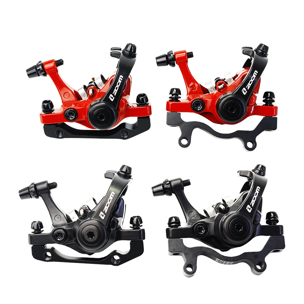 

ZOOM Mountain bike disc brake bilateral brake Mechanical caliper electric scooter Aluminum Alloy brake clamp Road Bicycle disc