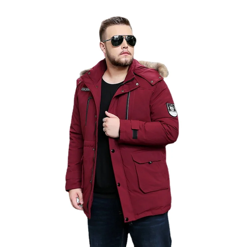 

New Arrival Winter Long Men Fashion Thickening Super Large Coat Casual Down Jacket Plus Size S-6XL 7XL 8XL 9XL 10XL 11XL12XL13XL