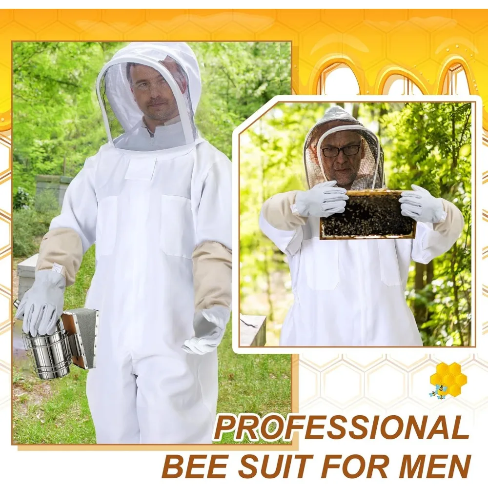 30 Pcs Beekeeping Supplies Tools Bee Suit Starter Kit Bee Keeper Starting Kit Bees Hive Supplies Bees Hives Boxes Starter