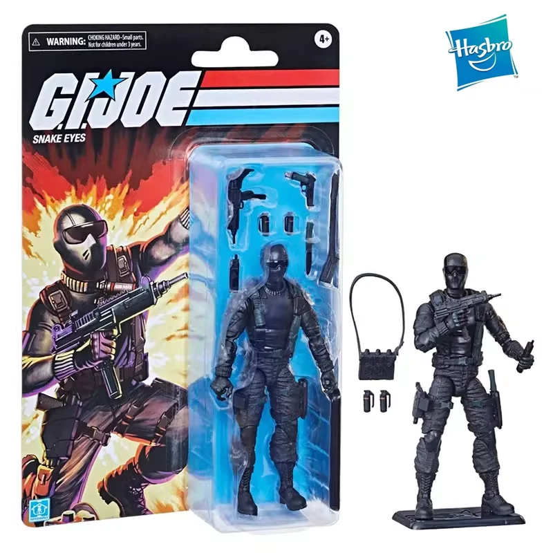 

Origins Hasbro G.I. Joe Classified Series Snake Eyes 6 Inches Action Figure Scale Collectible Model Toy