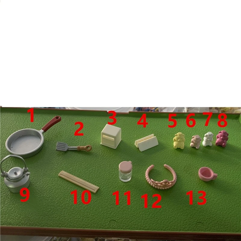 Geniune Forest Animal Baby Toys Rabbit Family Dolls Dollhouse Figures