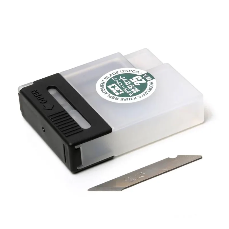 モデルナイフ用タミヤ交換ブレード、74040、74075、クラフトツール、25