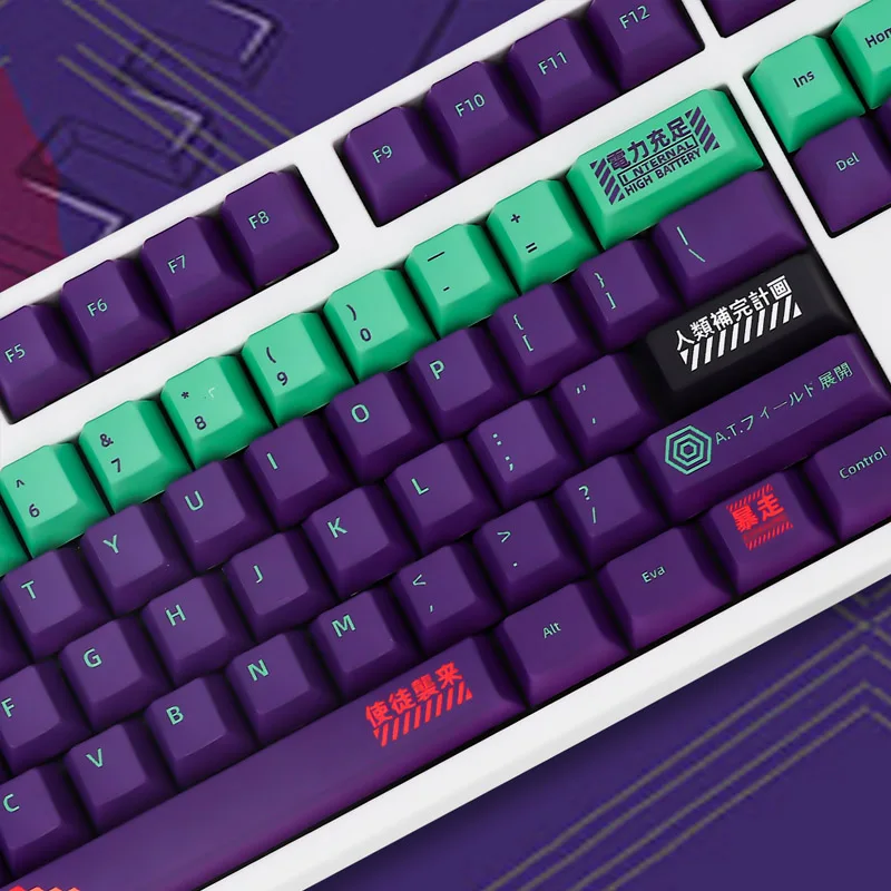 

134Keys GMK Mecha-01 for EVA Keycaps Cherry Profile PBT Dye Sublimation Mechanical Keyboard Keycap For MX Switch 61/980/104 Caps