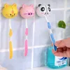 Cartoon Animal Head Toothbrush Holder Stand Cup Mount Suction 1