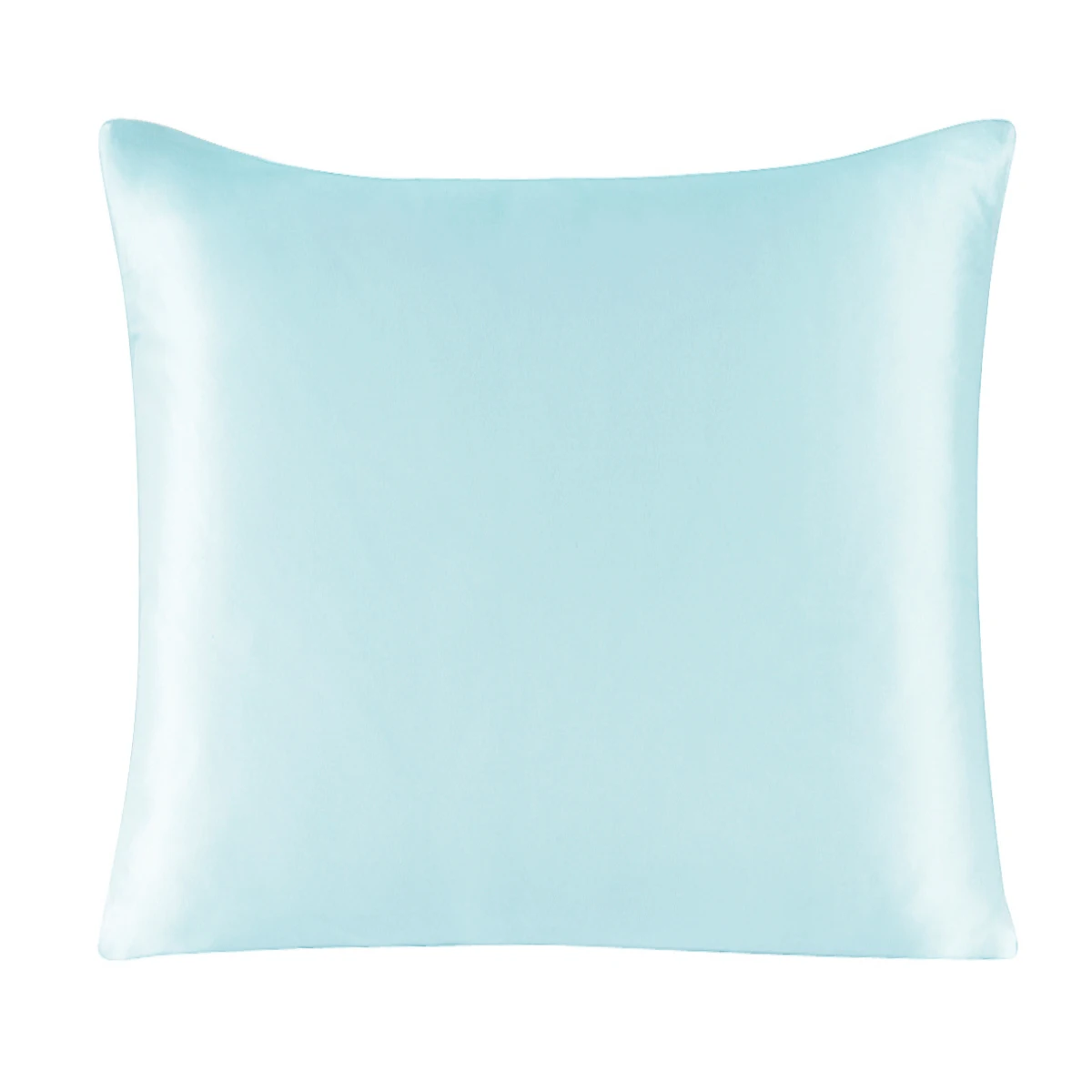 Luxurious Pure Silk Pillowcase with Zipper - Solid Multicolor, Various Sizes