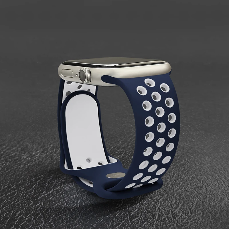Premium Silicone Sports Watch Strap – Durable Rubber Band for Comfort and Style