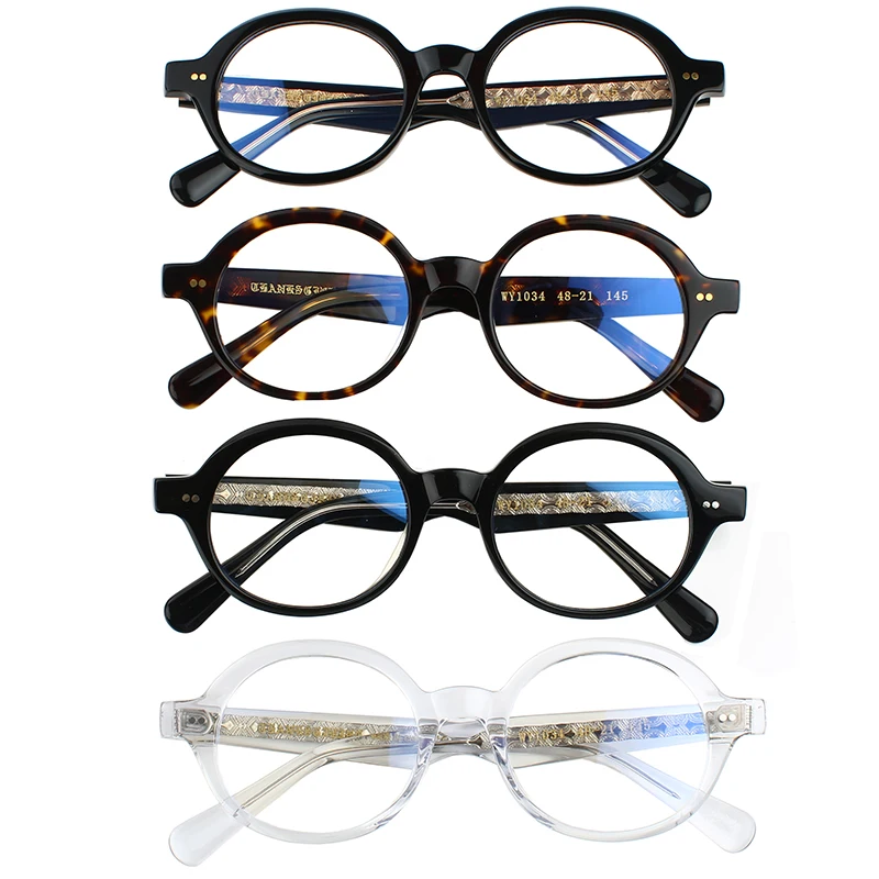 

JIANDAN Square Acetate Frame Replace Prescription Anti Blue Light Lens Unisex Big Size Face Eyewear Free Shipping