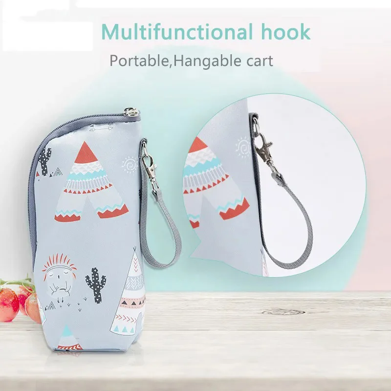 Keep Warm Portable Baby Bottle Bag 360 Degree Aluminium foil heat preservation bottle bag baby bottle insulation sleeve baby bottle insulation bag milk insulation bag