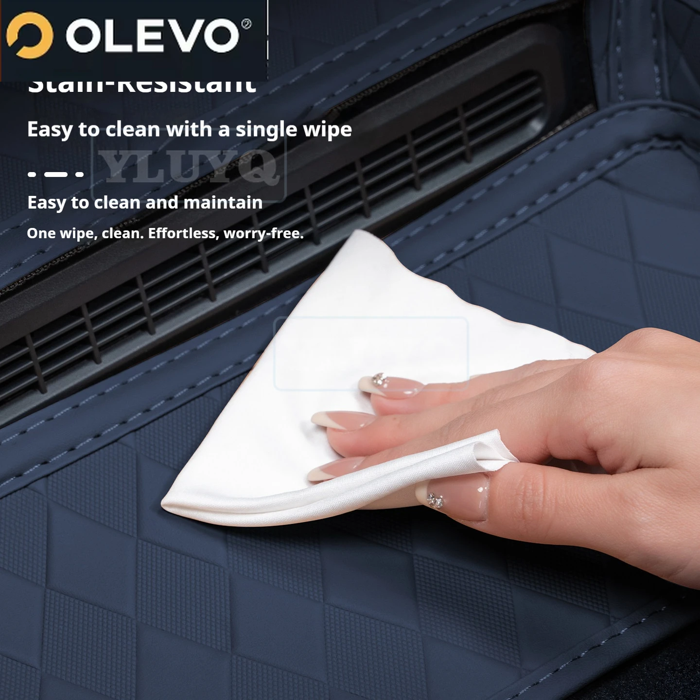 2026 지크르 9X 앞좌석 킥프루프 매트, 시트 아래 내마모성 보호 패드, 실내 개조 액세서리