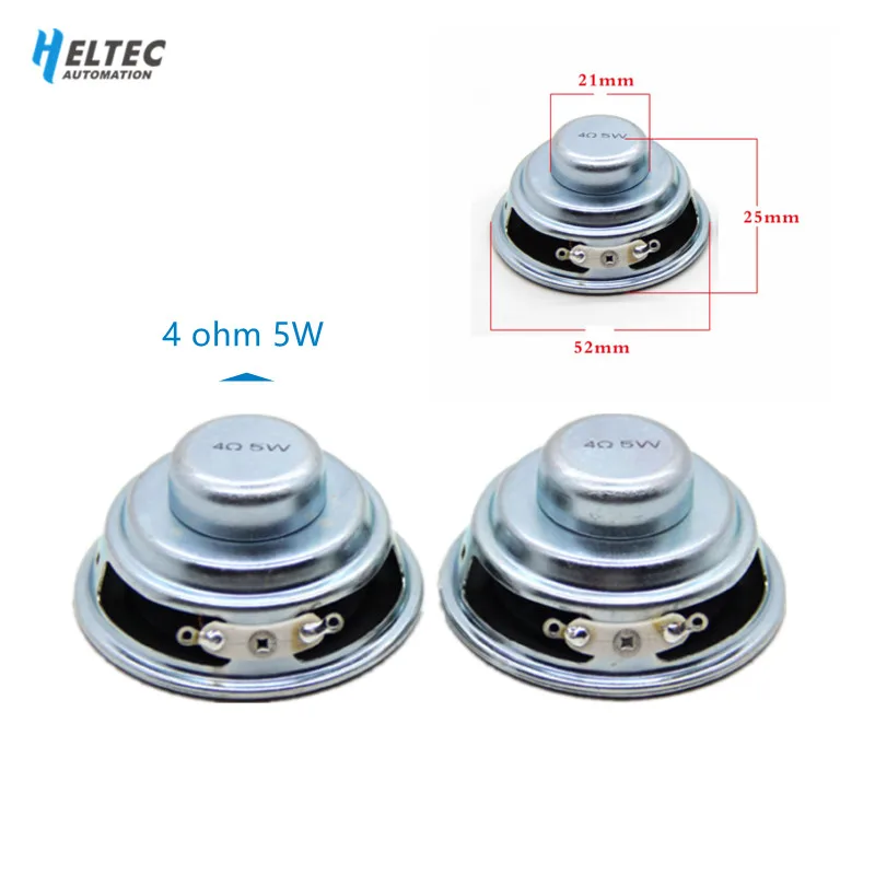 

52mm speaker 4 ohm 5W full frequency multimedia speaker small speaker 4R5W small speaker internal magnetic speaker accessories