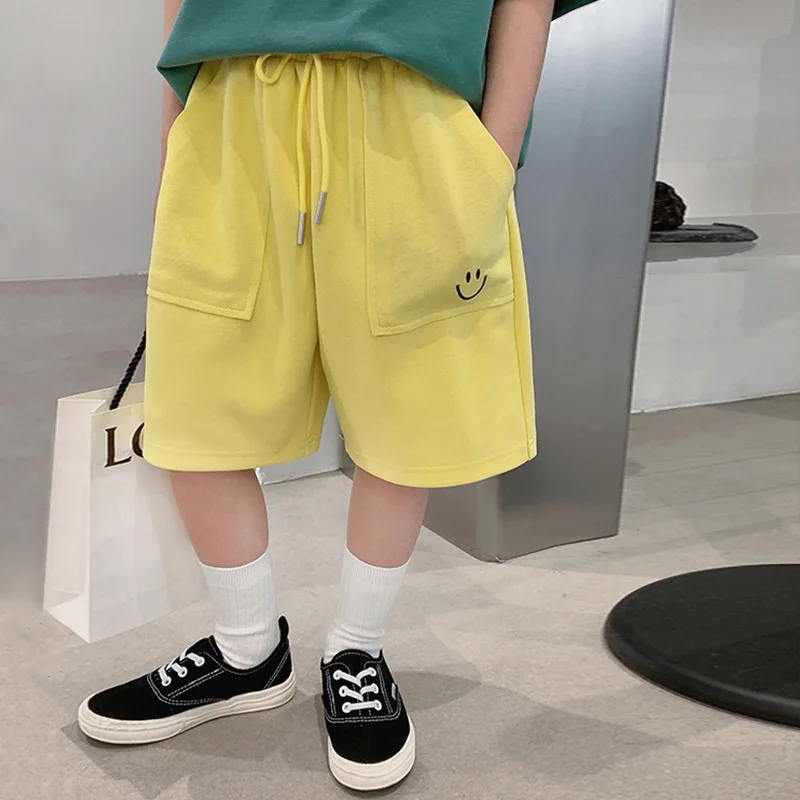 Children Shorts Casual Loose Pants for Kids Candy Color Boys Trousers Teenager Sports Joggers Baby Shool Clothing 6