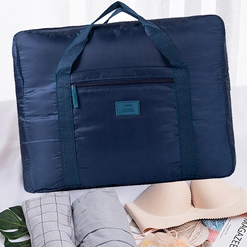 Large Capacity Folding Travel Bag Nylon Waterproof Duffel Bag Hand Clothes Organizer for Men And Women Travel Storage Packing Cube travel bags duffel bag