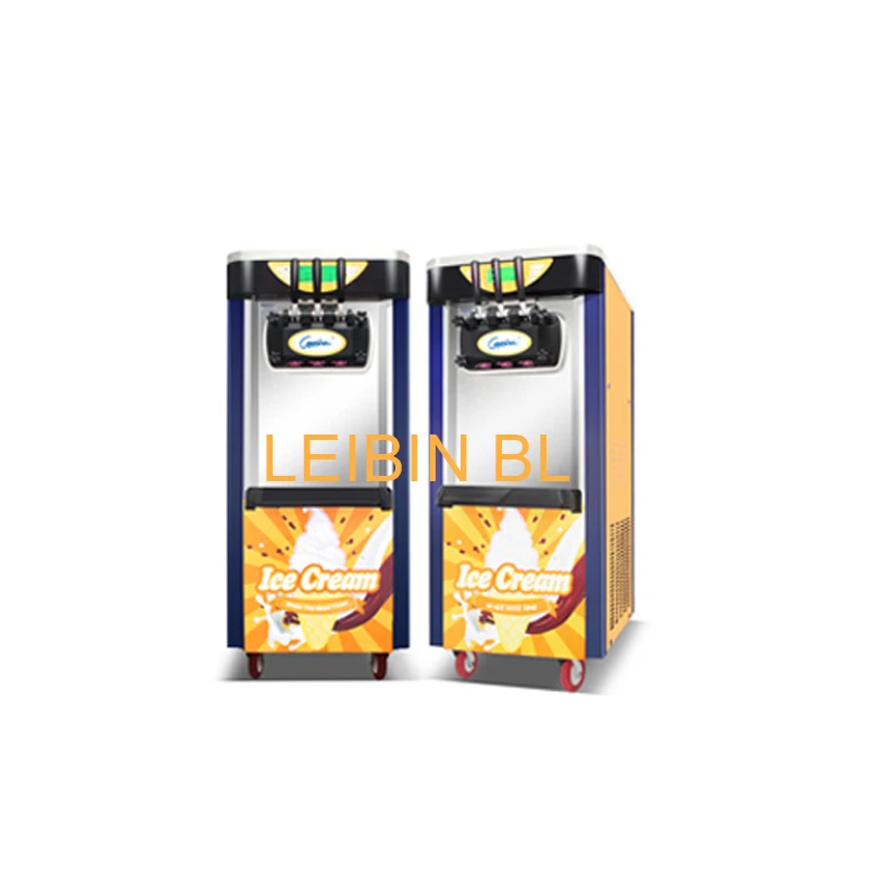 

Commercial Soft Ice Cream Machine Multifunctional Stainless Steel Vertical