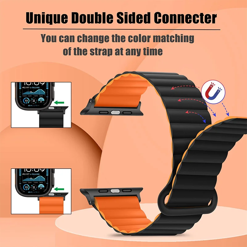 Magnetic Loop Silicone Bracelet