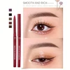 5 Colors Eyeliner Pencil Smooth Waterproof Eyeliner Gel Long-lasting Blue Black Brown Soft Easy Wearing Eyeliner Pen New 2