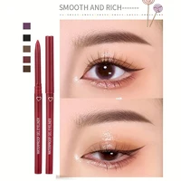 5 Colors Eyeliner Pencil Smooth Waterproof Eyeliner Gel Long-lasting Blue Black Brown Soft Easy Wearing Eyeliner Pen New 2