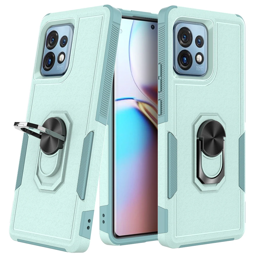 

for Motorola Moto Edge+ Plus (2023) Case Luxury Bracket Ring Holder Armor Shockproof Hard Cute Phone Cover MotorolaEdge+Plus2023