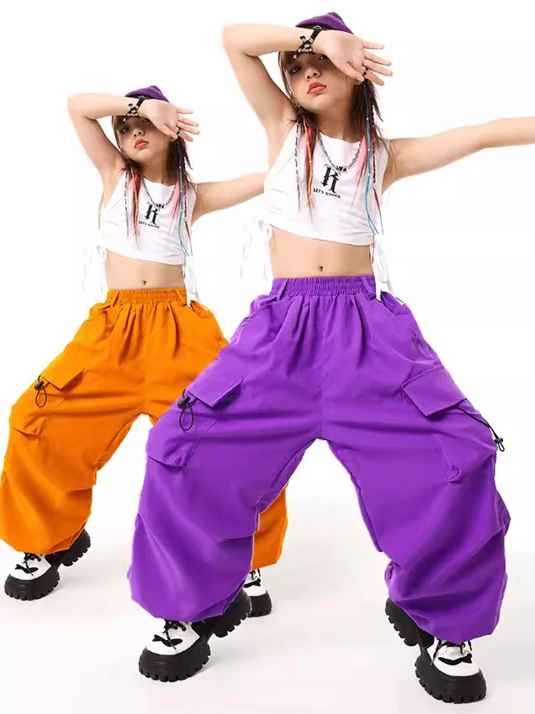 Girls Stretchy Loose Jazz Hip Hop Pants Dancewear Bootcut Yoga Running  Trousers | eBay