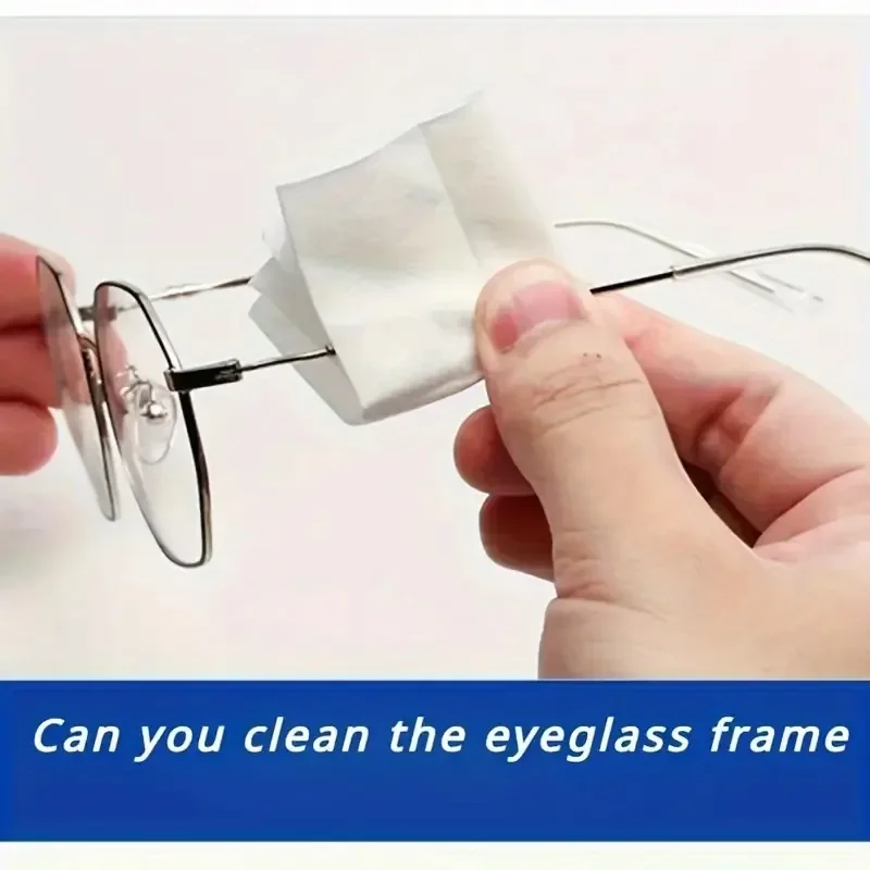 Glasses Anti-fog Cleaner Disposable Cleaning Pads 10/200Pcs Traceless Quick Drying Phone Screen Wipes Remove Oil Dust Removal eyeglass cleaning cloth glasses cleaning wipes