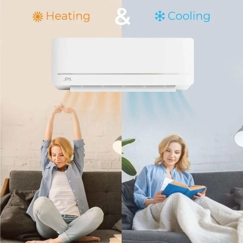 Cooper & Hunter MIA Series, Mini Split Air Conditioner and Heater, 9,000 BTU, 230V, 21.7 SEER 4