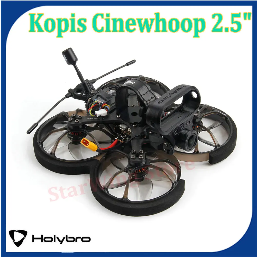 

HOLYBRO KOPIS Cinewhoop 2,5 "Kakute H7 Mini Tekko32 F4 4 в 1 45A Caddx Nebula Pro Vista Kit F1404 KV3800 4S 2,5 дюймов FPV Cinewhoop