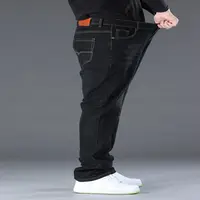 10XL Oversize Jeans Man Fashion Men Jeans Wide Leg Denim Pants Trousers For Men Working Hiking Daily Wear Loose Big Size Jeans 2