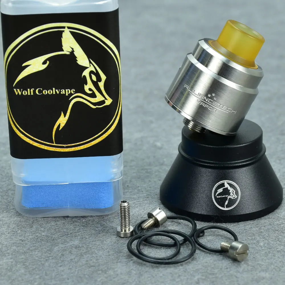 

WolfCoolvape The Flave Style 22mm RDA vape mtl Rebuildable Dripping Atomizer rda tank mtl rda vape tank with bf pin