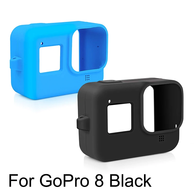 For GoPro Hero 8 Black Accessories Case Protective Silicone Case Skin