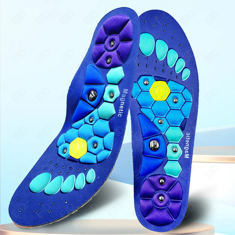 1 Pair Acupressure Foot Massage Insoles for Men Women Orthopedic Gel Magnetic Shoe Inserts Magnet Technology Support Insole shoe insoles sport insoles orthopedic insoles sport orthopedic insoles sports insoles women insoles