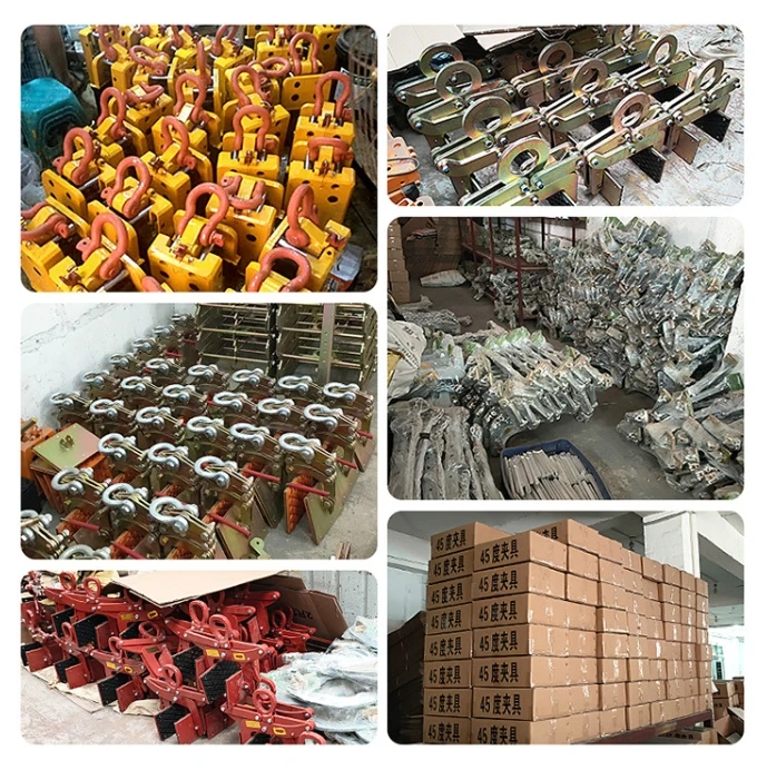 Yellow Slate Clamps, Load 1000kg, Lifting Pliers, Fixtures, Marble Slab Installation Tools, Semi-Automatic, Alloy Steel Material