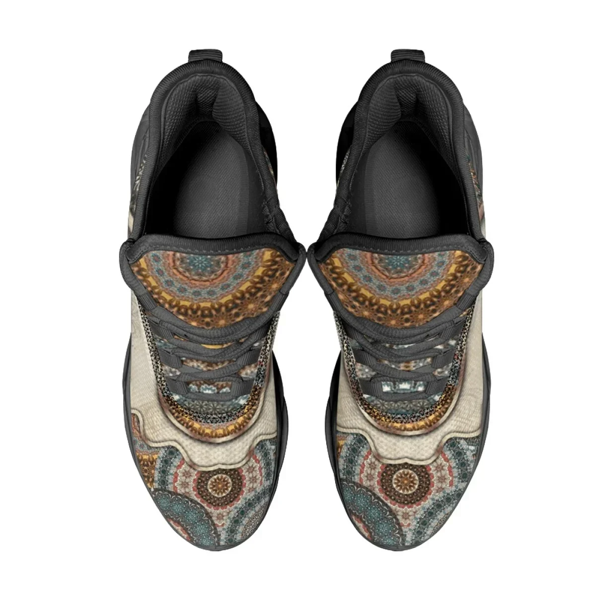 Yoga Girl Tribal Style Casual Flat Shoes Student Youth Outdoor Summer Sneakers For Women Lightweight Non-slip Vulcanized Shoes