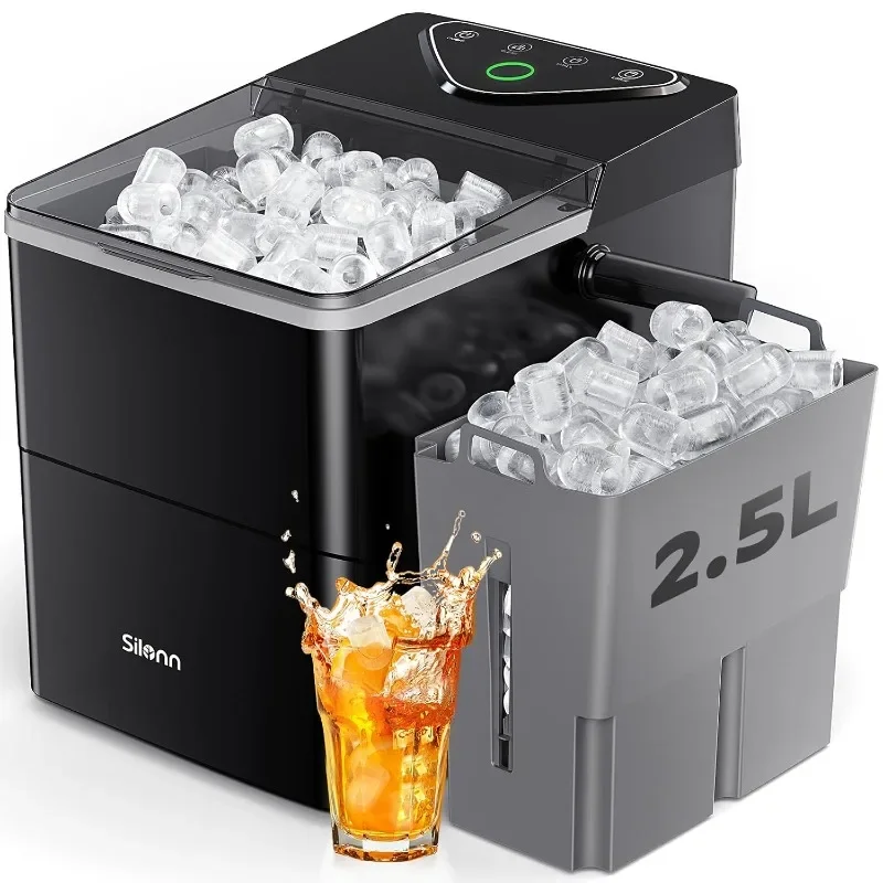 Silonn Countertop Ice Maker with Self Cleaning and Large Capacity