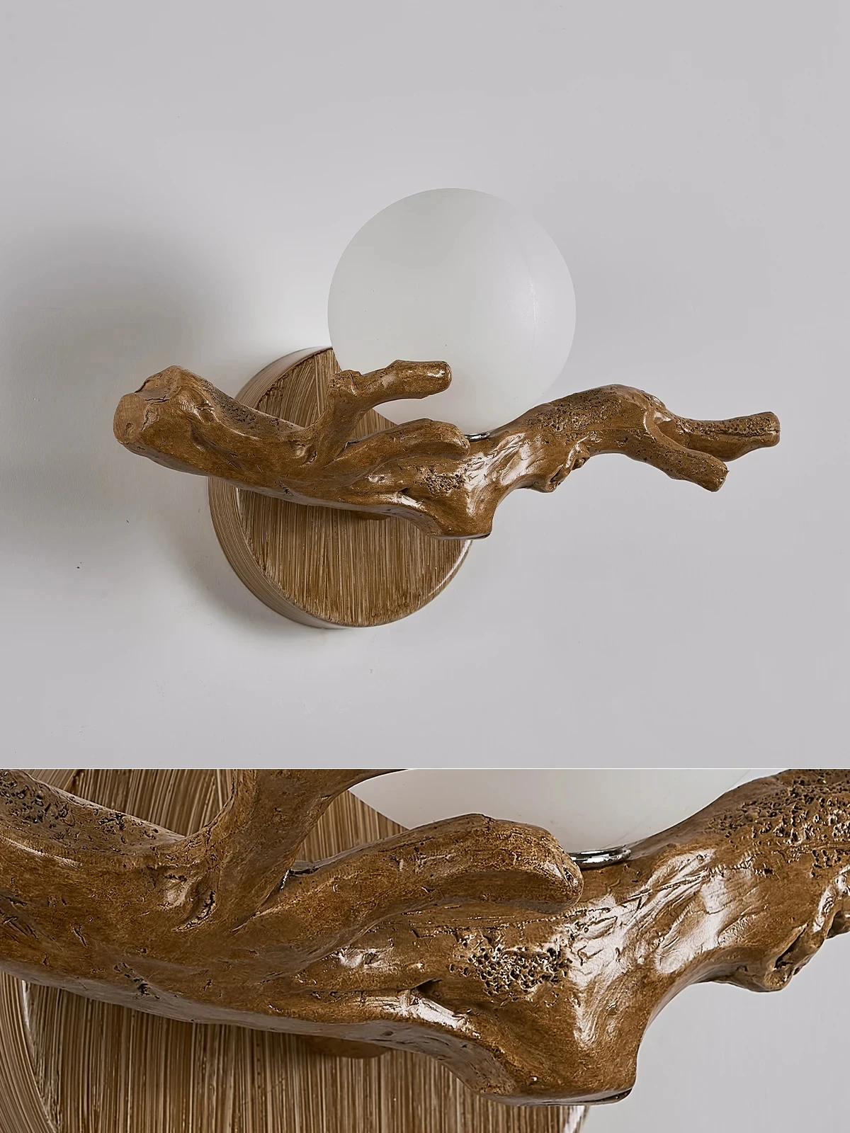 Рисунок 5 - Лампы в виде искусственных элементов из смолы