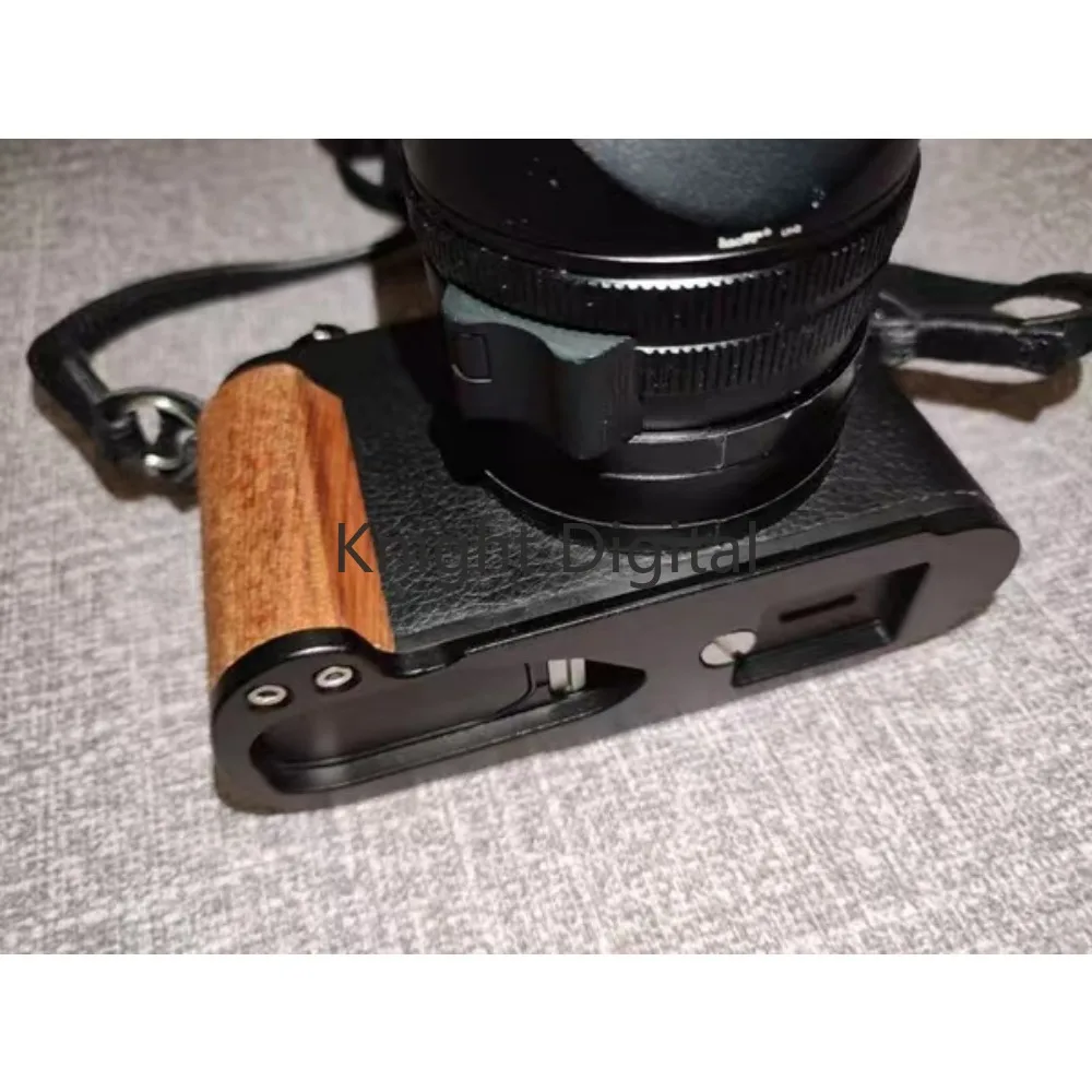 Maniglia Tipo L Treppiede Piastra A Sgancio Rapido Base Impugnatura Staffa In Legno Per Fotocamera Leica Q3 Arca-Accessorio Rss Svizzero Staffa L