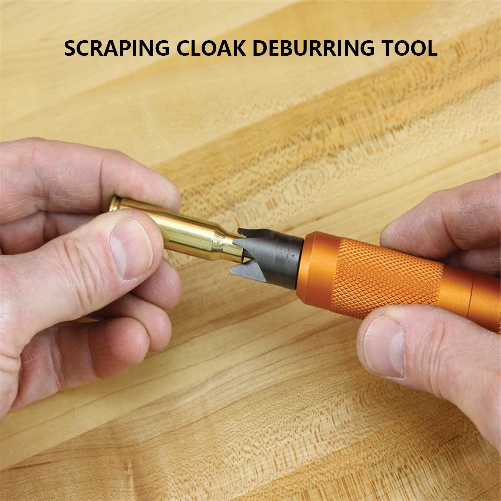 Portable Cleaning Tool Primer Pocket Cleaners Reamers Multifunctional Scraping Cloak Deburring Tool Portable Aluminum Alloy+Steel For Metal/Plastic