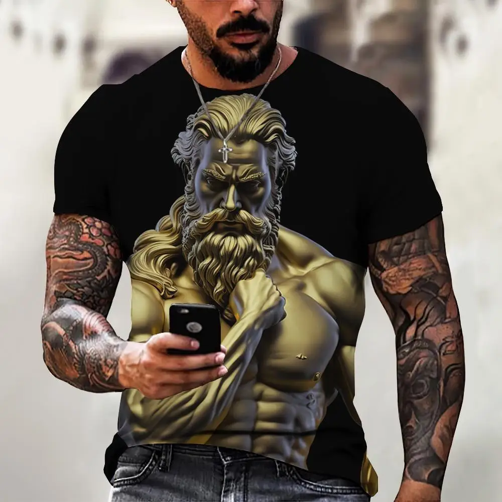 Рисунок 4 - Футболка мужская с 3D-принтом греческой скульптуры