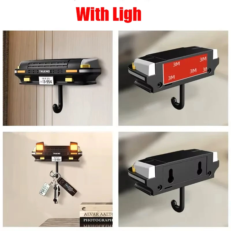 Wall Key Holder 2025 AE86 Car Headlight Room Accessories Wall-Mounted Key Hanger Hook For Car Enthusiasts' Gifts Boyfriend Gift