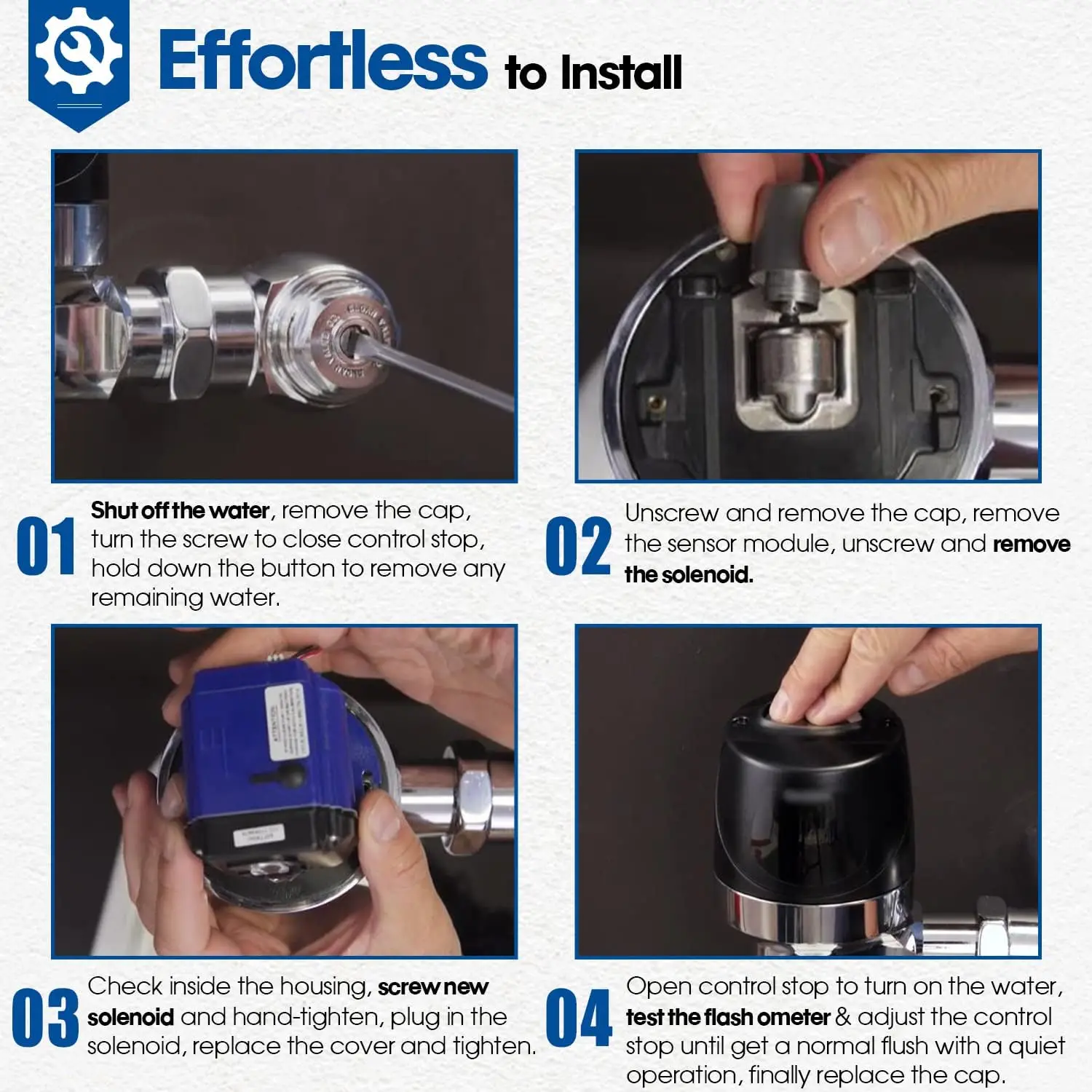 Description Picture 4 of item3325453 EBV-136-A Flush Valve Solenoid Part Fit for Sloan G2 Flushometers ,Toilet Parts