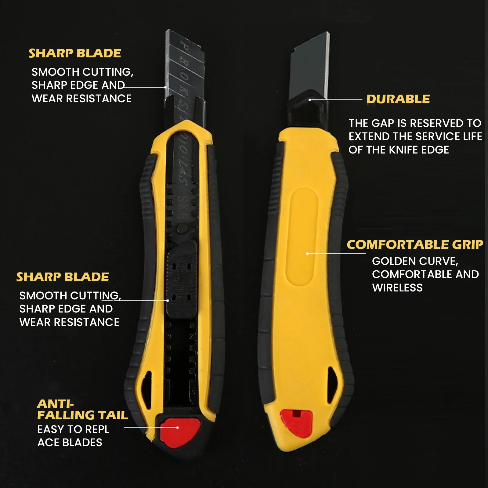 Supreme カッターナイフ オレンジ